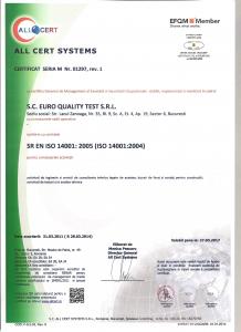 Recertificarea Sistemului de Management de Mediu